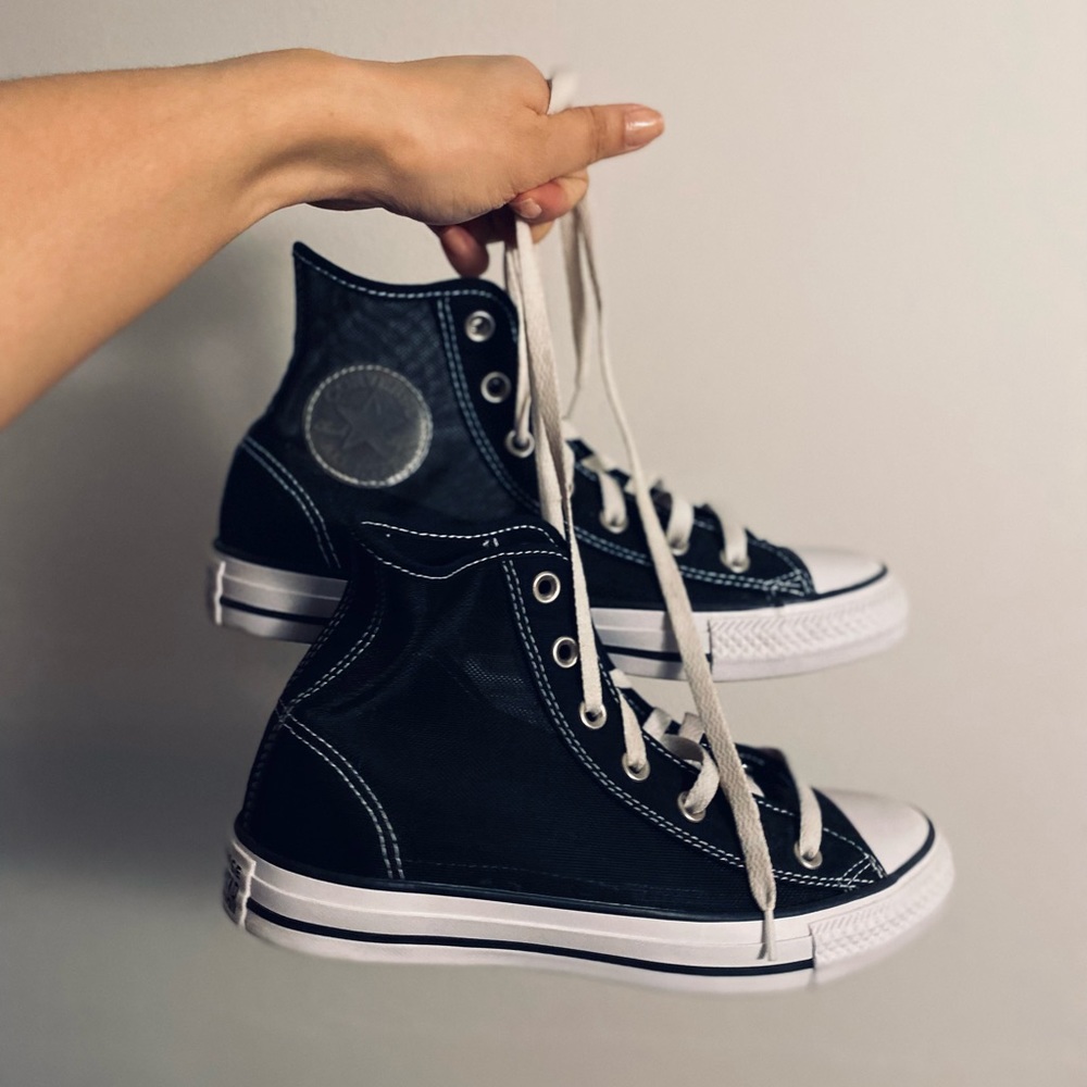 Converse Chuck Taylor All Star See Thru High Top - black mesh